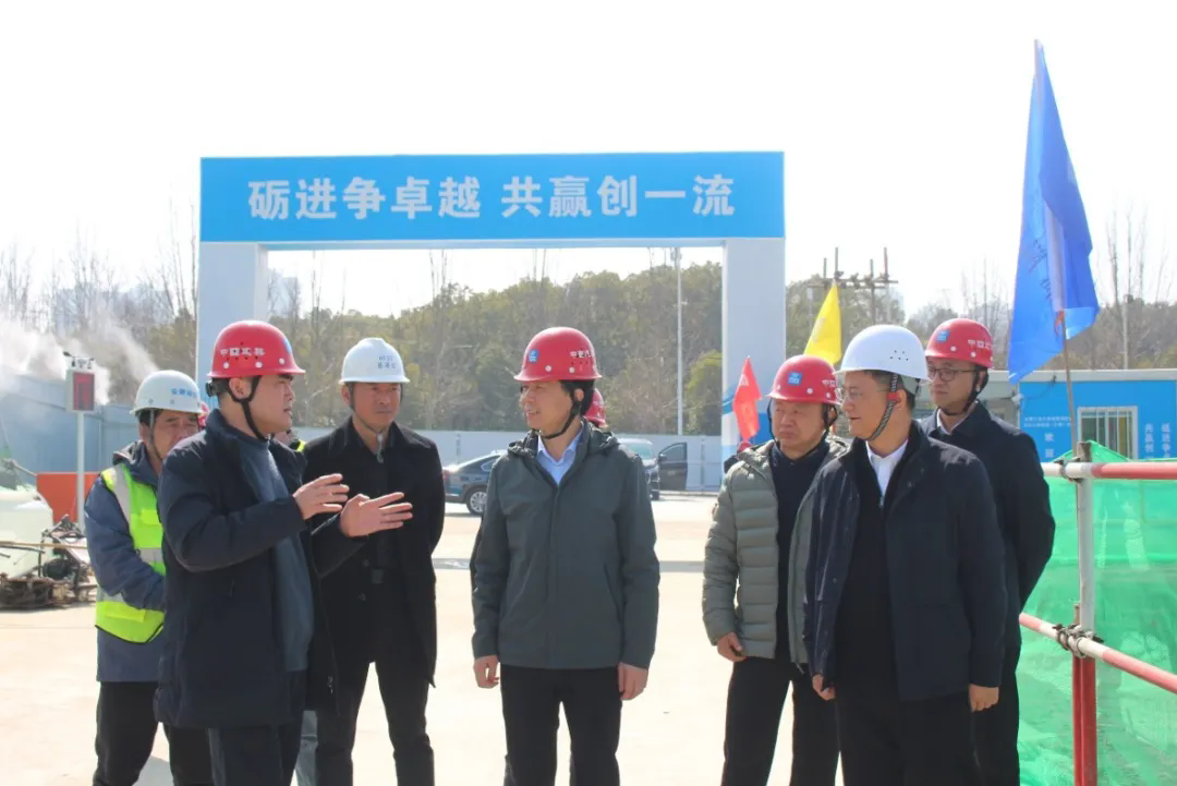 李命山副市長一行調研我司監理項目，慰問春節不停工建設者